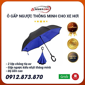 Ô gấp ngược, dù đi mưa gấp ngược thông minh dùng cho xe hơi, o to