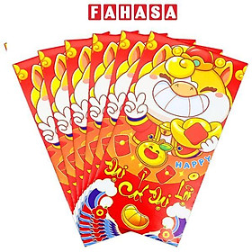 Bộ 6 Bao Lì Xì Tết Bính Ngọ 2026 - Teenage - Mẫu 44