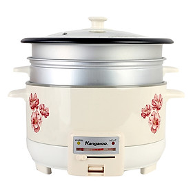 Nồi Lẩu Điện Kangaroo KG271 (4.5 Lít) - Trắng - Hàng chính hãng