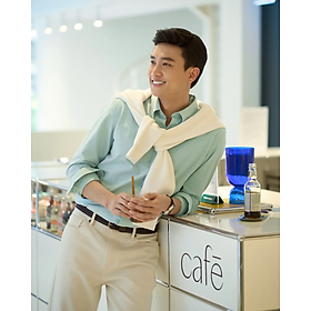 Áo sơ mi nam Routine button down chất liệu oxford - smart shirt . Fitted - 10S24SHL002CR3 / 10S25SHL005 | ROUTINE CÀ MAU