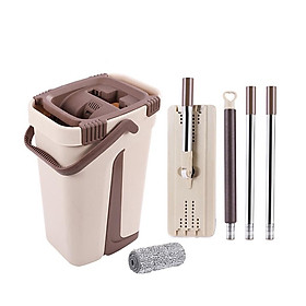 Mua BỘ CHỔI LAU NHÀ 360 ĐỘ TỰ VẮT THÔNG MINH HÌNH CHỮ NHẬT TẶNG KÈM 2 BÔNG LAU