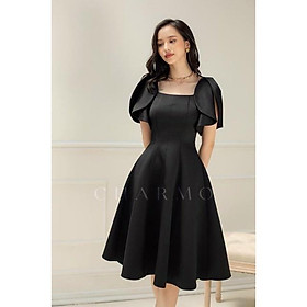 Váy đầm nữ dáng xòe dự tiệc tay loe kiểu dáng sang trọng lịch sự