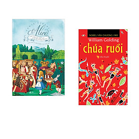Combo 2 cuốn sách: Alice lạc vào xứ sở diệu kỳ và đi qua tấm gương + Chúa ruồi