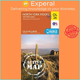 Sách - North York Moors - Western Area by Ordnance Survey (UK edition, paperback)
