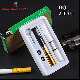 Hình ảnh Hộp 2 tẩu thuốc dùng được cả điếu nhỏ và lớn, giá rẻ, Shop Thành Nhi PCS02