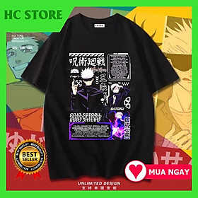 Áo phông Jujutsu Kaisen: Gojo Satoru anime manga độc đẹp cực chất giá rẻ