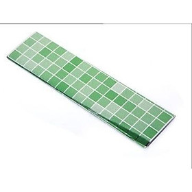 Decal dán bếp gạch xanh lá - có keo sẵn khổ 45 x 75 cm