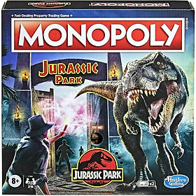 Cờ tỷ phú chủ đề công viên kỷ Jura Monopoly Jurassic Park