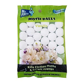 Gói 30 Viên Băng Phiến Để Tủ Quần Áo Long Não Thơm Đuổi Côn Trùng Gián Chuột Kiến Hiệu Quả