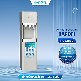 Máy nóng lạnh Karofi HCV208G - Công nghệ làm lạnh Block - Miễn phí lắp đặt toàn quốc - Hàng Chính Hãng