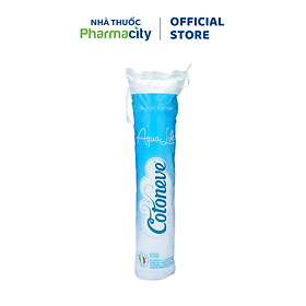 Bông Tẩy Trang May Viền COTONEVE Aqua Life (Gói 100 miếng)