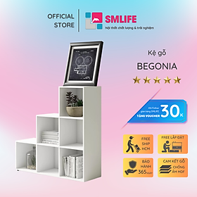 Mua Kệ đựng sách gia đình từ gỗ công nghiệp SMLIFE Begonia