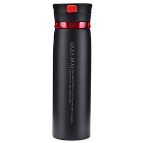 Lock&Lock Thermos Mug/Water Cup Fashionable Personality Sealed and Leak-proof Lightweight and Portable 450ml LHC4155BL Two colors optional