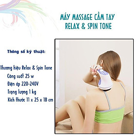 Máy massage giảm mỡ bụng Relax & Spin Tone - Hàng chuẩn, giá rẻ, thư giãn và giảm mỡ hiệu quả