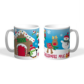 Ly cốc sứ Giáng sinh Merry Christmas cốc uống nước 