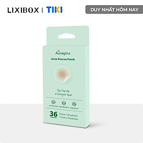Miếng dán mụn The Auragins Acne Rescue Patch