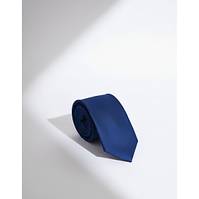 Cà vạt lua màu xanh navy bản 5.5 cm và 7.5 cm