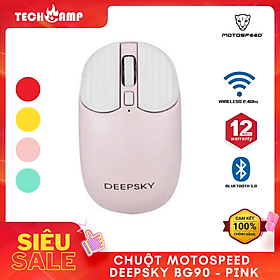 Chuột máy tính Motospeed DEEPSKY BG90 không dây - Hàng chính hãng