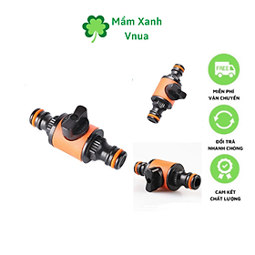 Khớp Nối Nhanh 2 Đầu Ống Nước Có Khóa Giữa và Combo 2 Cút Nối Nhanh - M03