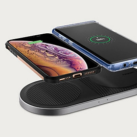 Mua Bộ Sạc Không Dây Spigen Essential F310W Dual Qi Fast Wireless Charger - hàng chính hãng