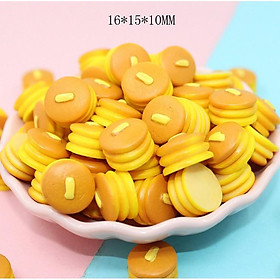 Mô hình bánh Pan cake phụ kiện trang trí nhà búp bê quà tặng trang trí