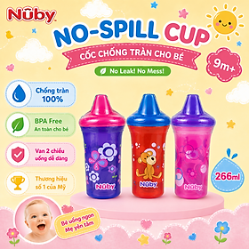Bình uống nước Nuby mỏ vịt, dung tích 266ml