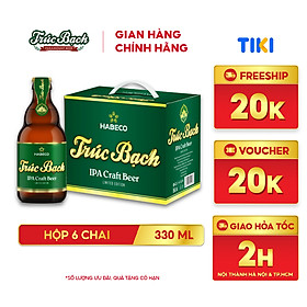 Bia Trúc Bạch IPA Craft - Hộp 6 chai 330ml