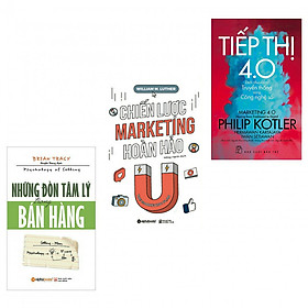 Hình ảnh Combo những đòn tâm lý trong bán hàng+chiến lược marketing hoàn hảo+tiếp thị 4.0(bản đặc biệt tặng kèm bookmark AHA)