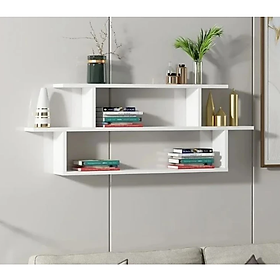 Mua Kệ Gỗ Xếp Tầng Treo Tường Hiện Đại Tundo CTKT502 KT 120 x 40 x 20cm