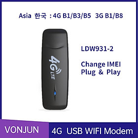 LDW931-2 4G Nano Sim Bộ định tuyến WIFI Dongle Điểm truy cập di động LTE Modem