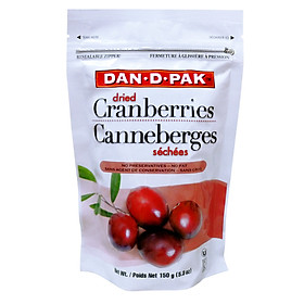 Nam việt quất khô nhập khẩu Canada - dried cranberry Dan D Pak 150g