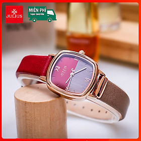 Đồng Hồ Nữ Julius Hàn Quốc JA1240 Day Da