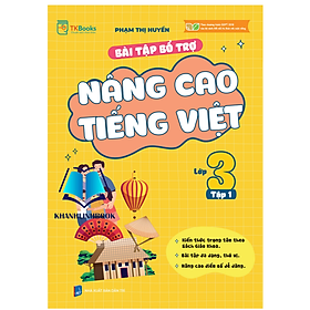 Sách - Bài Tập Bổ Trợ Nâng Cao Tiếng Việt Lớp 3 – Tập 1 (MC)