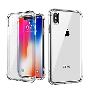 Ốp lưng cho iPhone X/Xs, iPhone Xr, iPhone Xs Max, iPhone 11, iPhone 11 Pro, iPhone 11 Pro Max, dẻo trong chống sốc cao cấp - Hàng chính hãng
