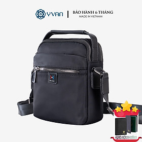 Túi đeo chéo nam nhiều ngăn đựng đa năng vải nylon chống nước hàng chính hãng YVan 19011