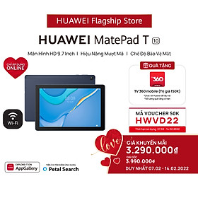 Máy Tính Bảng HUAWEI MatePad T 10 | Hiệu Suất Mượt Mà | Chế Độ Bảo Vệ Mắt | Âm Thanh Nổi Sống Động | Hàng Chính Hãng