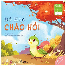 [Download Sách] Ehon Bé Học Nói Đa Tương Tác - Bé Học Chào Hỏi