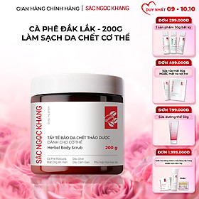 Tẩy tế bào da chết thảo dược dành cho cơ thể Sắc Ngọc Khang hũ 200g