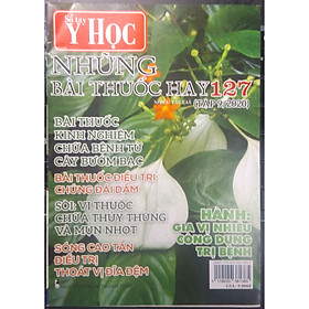 SỔ TAY Y HỌC - NHỮNG BÀI THUỐC HAY 127