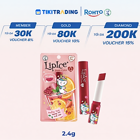 Son dưỡng có màu hiệu chỉnh sắc môi tự nhiên LipIce Sheer Color Q 2.4g Trà Trái Cây - Đỏ Hồng