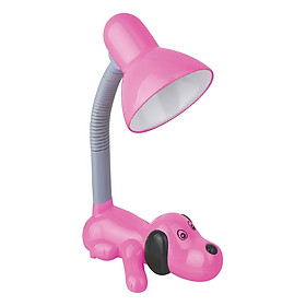 Đèn bàn học sinh hình chú chó màu hồng