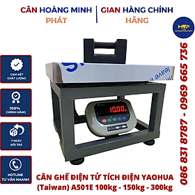Mua Cân Điện Tử - Cân Động Vật Chốt Số A501E - 100kg/150kg/300kg (cân ghế điện tử công nghiệp - tích điện)   CÂN HOÀNG MINH PHÁT