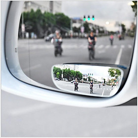 Bộ 2 gương chiếu hậu xóa điểm mù xe hơi (loại hình chữ nhật dài)