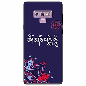 Ốp lưng dành cho Samsung Note 9 mẫu Om Mani Tiếng Phạn