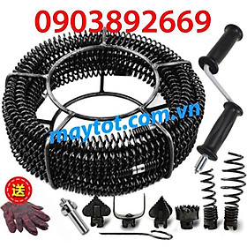 Mua dây thông tắc cống phi 16 dùng cho tay quay - dài 12m