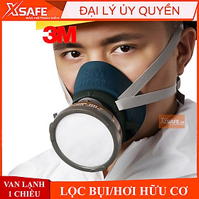 Bộ mặt nạ phòng độc 3M HF52 4 món - Mặt nạ chống độc chống bụi - Mặt nạ phun sơn phun xịt hóa chất