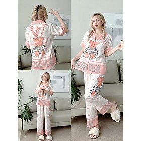 Set Pijama QUEEN PYS chất liệu Satin cao cấp WPYS002