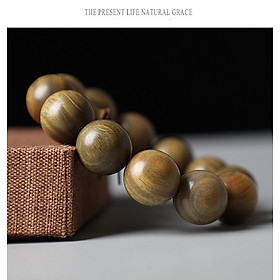 Combo Vòng tay phong thủy gỗ Đàn Hương tự nhiên Ấn Độ, Kèm HỘP GỖ CUNG HỶ lót lụa, Mang lại tào lộc, may mắn và bình an