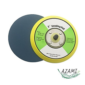 Mua Đế Chà Nhám Hơi Tròn 5 Inch   125mm   12.5cm   Đế Đĩa Gắn Phớt   Loại Mặt Trơn Dán Keo