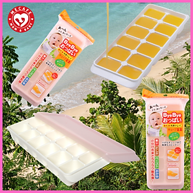 Mua Combo 2 khay trữ đông 12 ngăn 25ml Kokubo Nhật Bản tặng 2 zipper 10cm